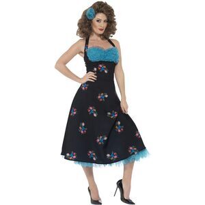 Grease Womens/Ladies Costume / Blue/Black